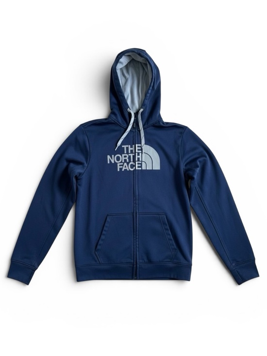 The North Face Other - The North Face Logo Full Zip Hoodie Athletic Tech Fleece Outdoor Casual Navy S